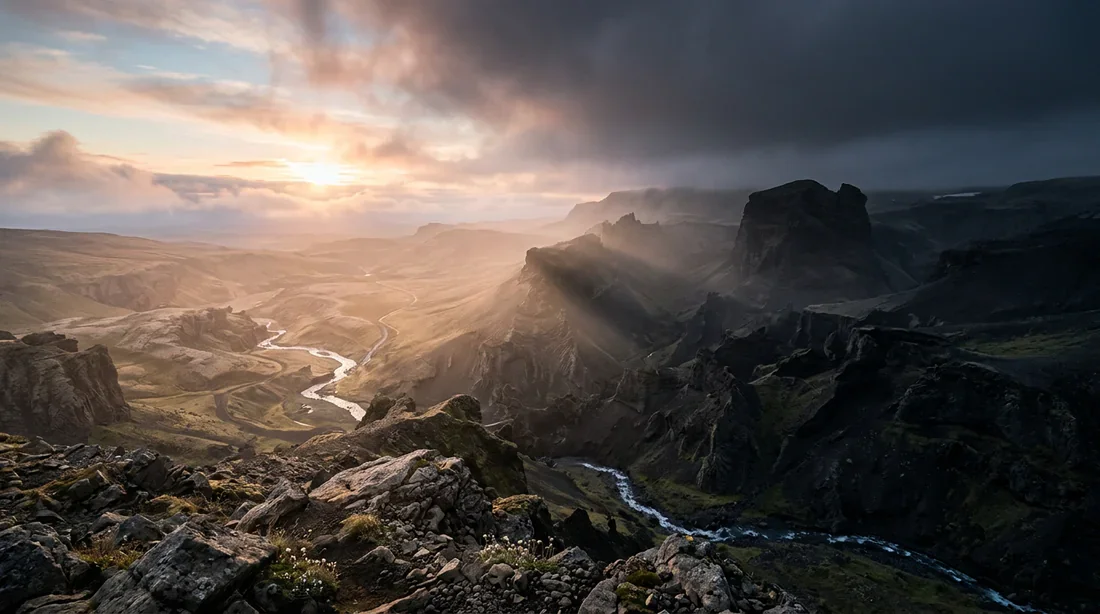 Image abstraite illustrant la rapidité et la fragilité de la vie face à la maladie