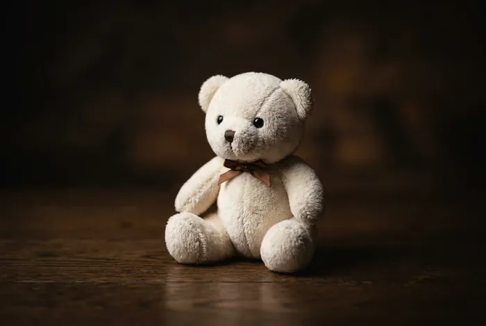 Arrêt Inexium et effet secondaire chez le bébé : que faire ? Doudou minimaliste sur fond épuré
