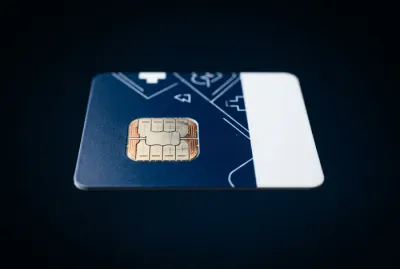 Gros plan sur une carte vitale