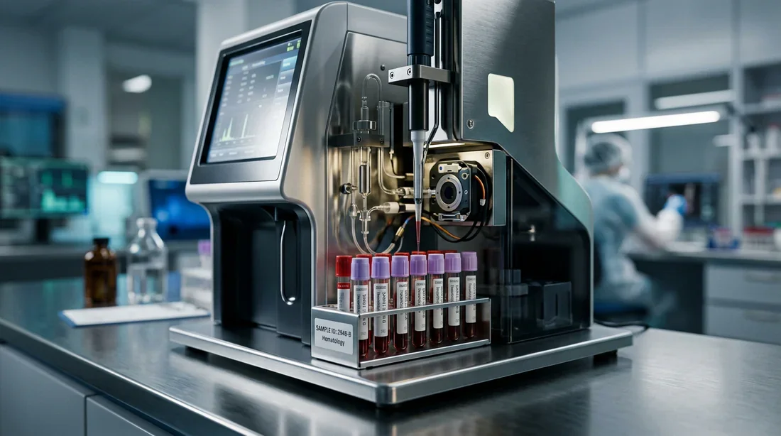 Environnement clinique de haute précision Détail de laboratoire médical spécialisé pour les transferts embryonnaires