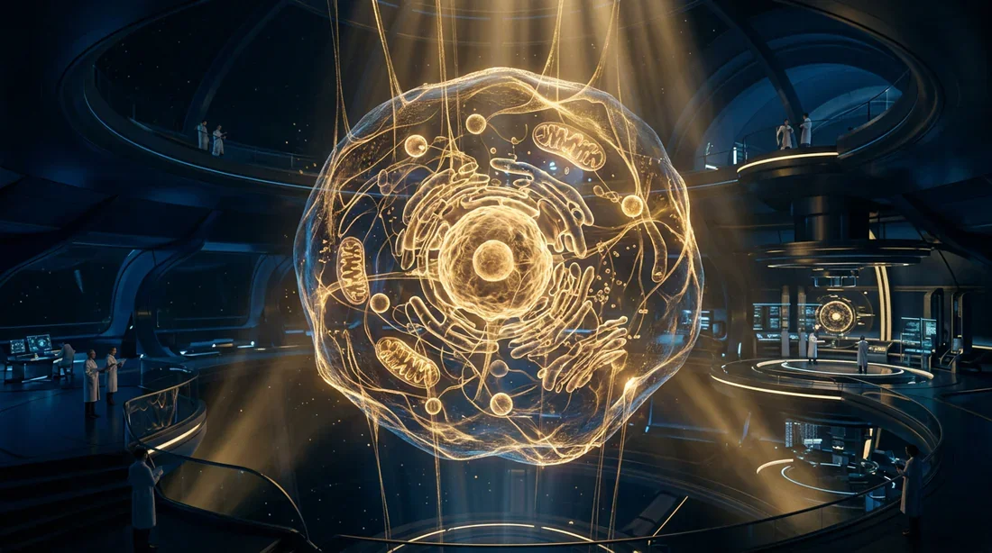 Transfert d'embryon : Vision conceptuelle Représentation conceptuelle et élégante d'un embryon pour illustrer le transfert d'embryon