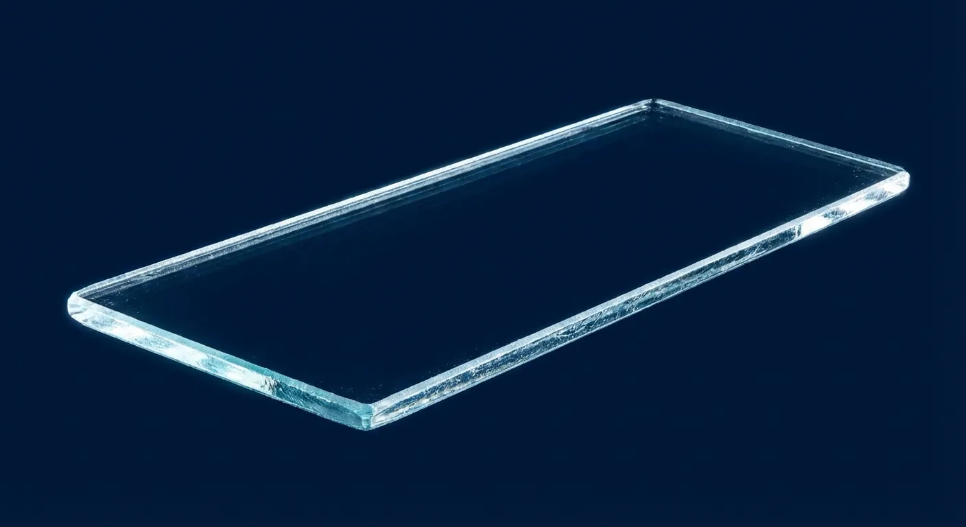 Lame de microscope en gros plan sur fond sombre