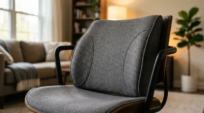 Silhouette épurée et symbolique de la colonne vertébrale humaine.