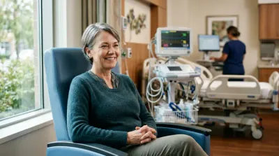 Symbole de santé minimaliste et iconique représentant l'espoir